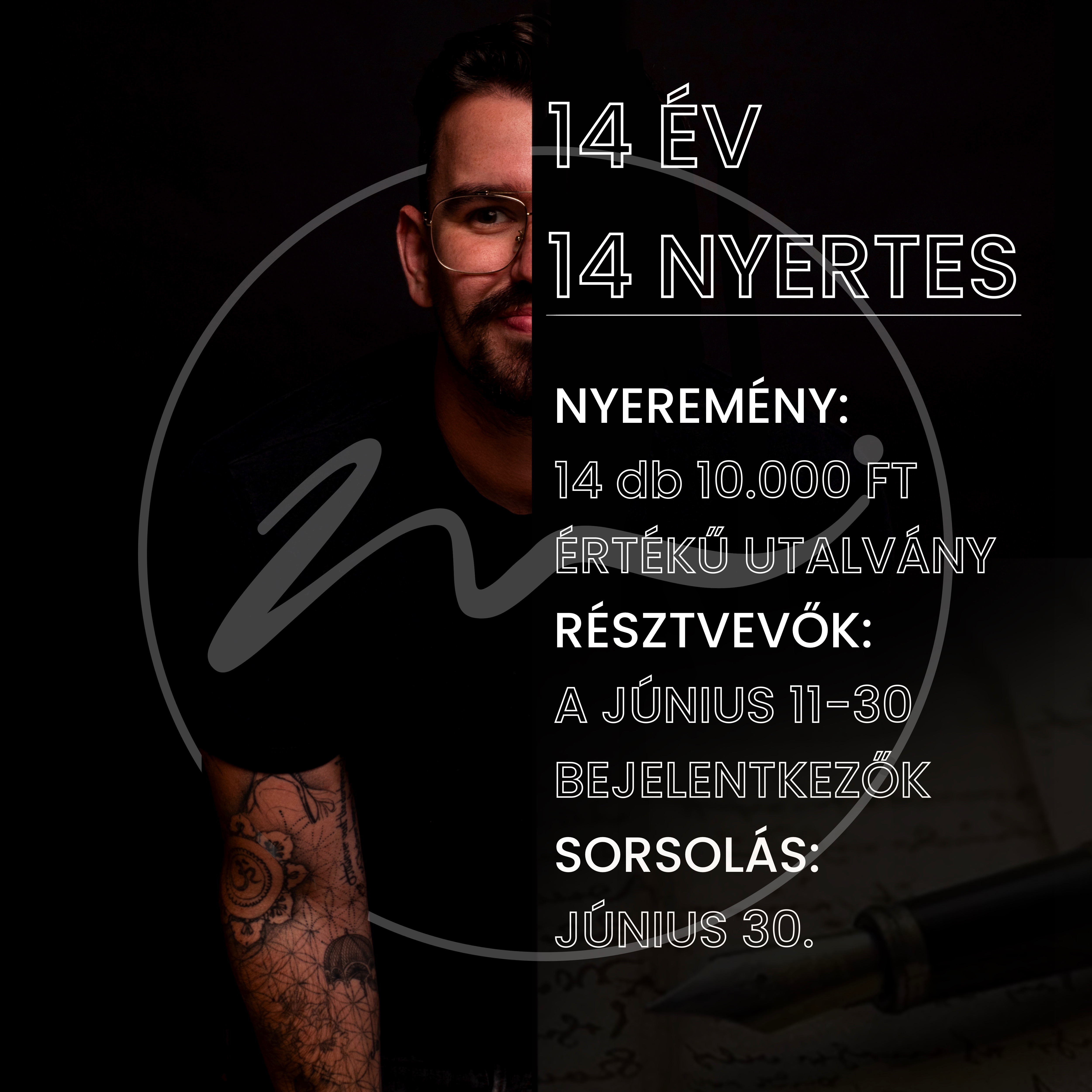 14 év 14 nyertes nyereményjáték
